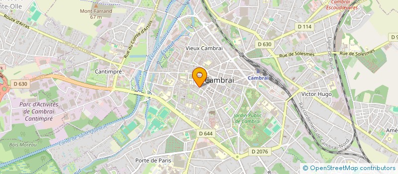 localisation de l'entreprise THEATRE EN CAMBRESIS à CAMBRAI