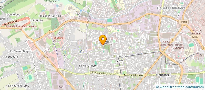 localisation de l'entreprise THEATRE EN CAUSE  TOURS