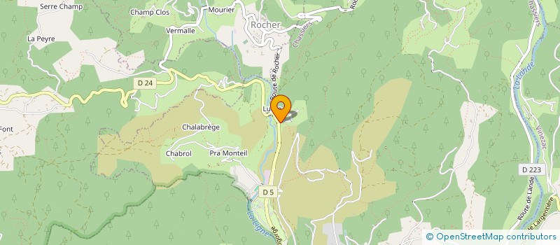 localisation de l'entreprise THEATRE EN COUR(S)  CHASSIERS