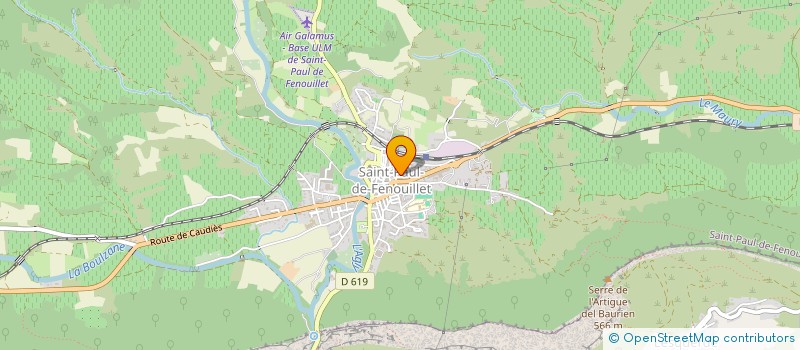 localisation de l'entreprise THEATRE EN FENOUILLEDES  SAINT-PAUL-DE-FENOUILLET