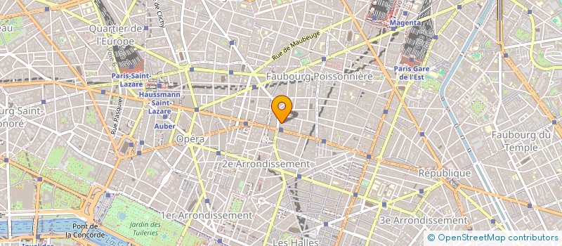 localisation de l'entreprise THEATRE EN HIVER  PARIS