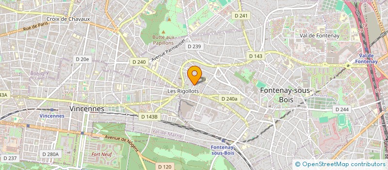 localisation de l'entreprise THEATRE EN JEU à FONTENAY-SOUS-BOIS