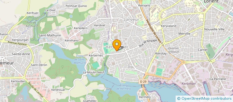 localisation de l'entreprise THEATRE EN MOUVEMENT  LORIENT