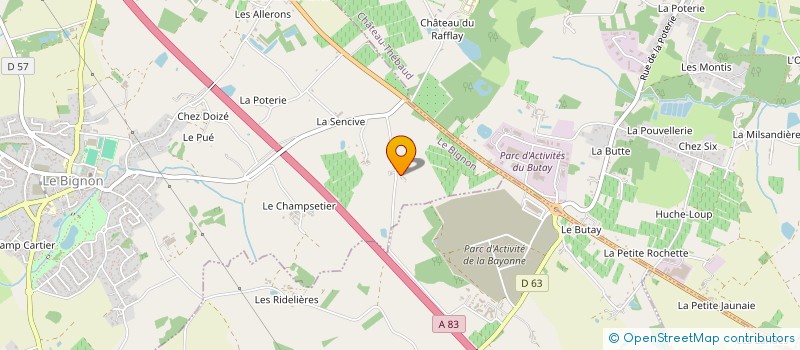 localisation de l'entreprise THEATRE EN SEVRE ET MAINE à LE BIGNON