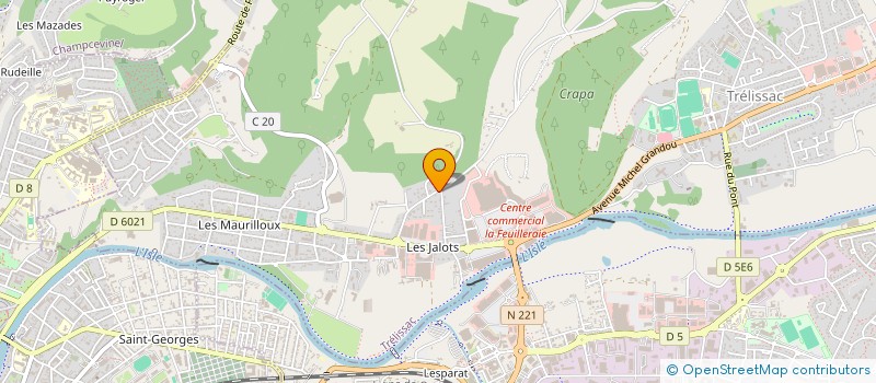 localisation de l'entreprise THEATRE ENCORE  TRELISSAC