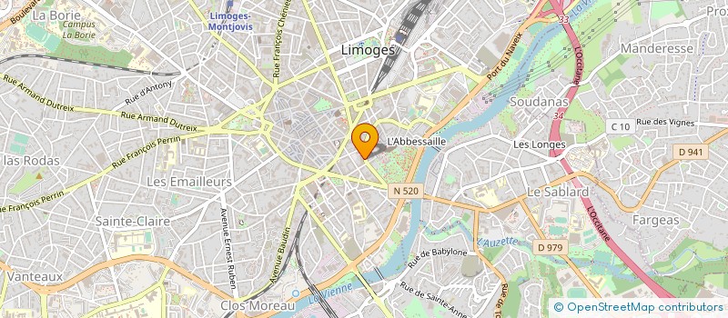 localisation de l'entreprise THEATRE ENVIE à LIMOGES