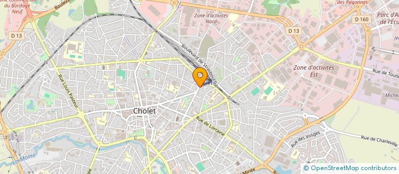 localisation de l'entreprise THEATRE EQUINOXE à CHOLET
