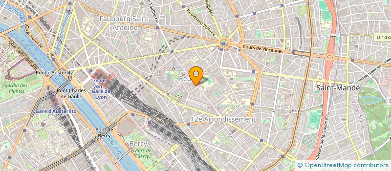 localisation de l'entreprise THEATRE ESCAPADE à PARIS