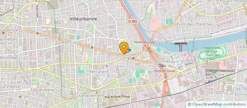 localisation de l'entreprise THEATRE ET CIE DE L IRIS  VILLEURBANNE