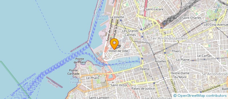 localisation de l'entreprise THEATRE ET MUSIQUE PROVISOIRE à MARSEILLE