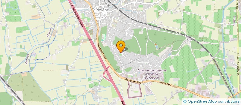 localisation de l'entreprise THEATRE ET POESIE PIOLENC  PIOLENC