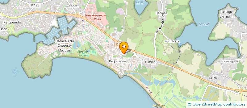 localisation de l'entreprise THEATRE FAMILIAL D ARZON  ARZON