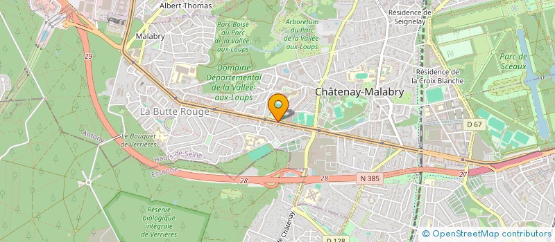 localisation de l'entreprise THEATRE FIRMIN GEMIER  CHATENAY-MALABRY