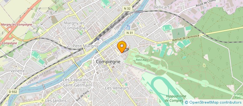 localisation de l'entreprise THEATRE FRANCAIS DE LA MUSIQUE  COMPIEGNE