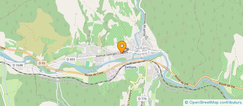 localisation de l'entreprise THEATRE IMPRO SAILLANS  SAILLANS