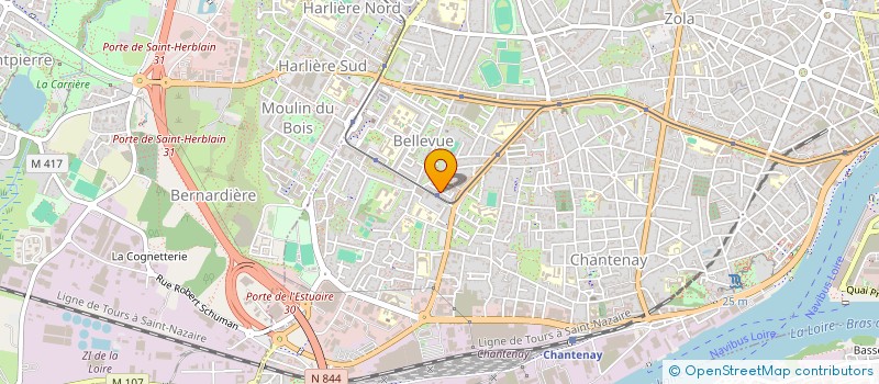 localisation de l'entreprise THEATRE INTER RIMES à NANTES