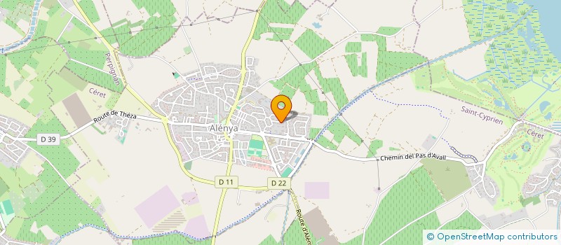 localisation de l'entreprise THEATRE JEHAN D'ABONDANCE  ALENYA