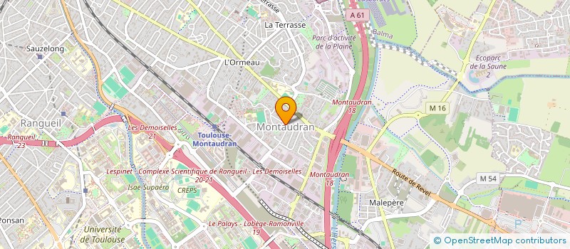 localisation de l'entreprise THEATRE L'ECOUTILLE  MONTAUBAN