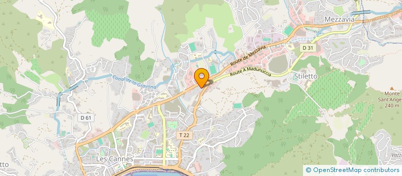 localisation de l'entreprise THEATRE L'EMPIRE  AJACCIO