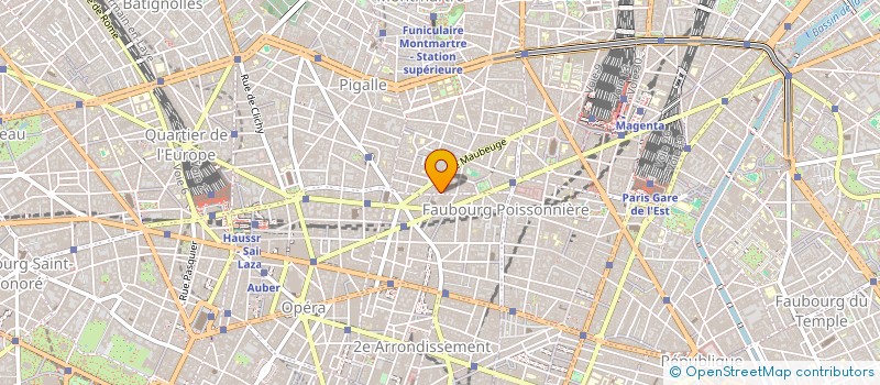 localisation de l'entreprise THEATRE L'OMBRE QUI ROULE  PARIS