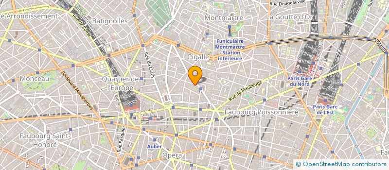 localisation de l'entreprise THEATRE LA BRUYERE  PARIS