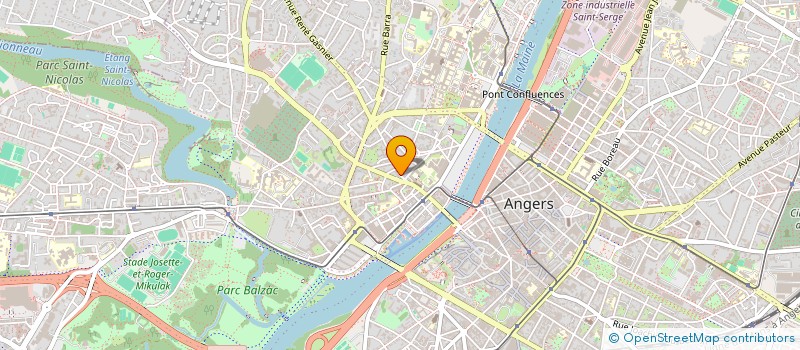 localisation de l'entreprise THEATRE LA QUEUE DU CHAT à ANGERS