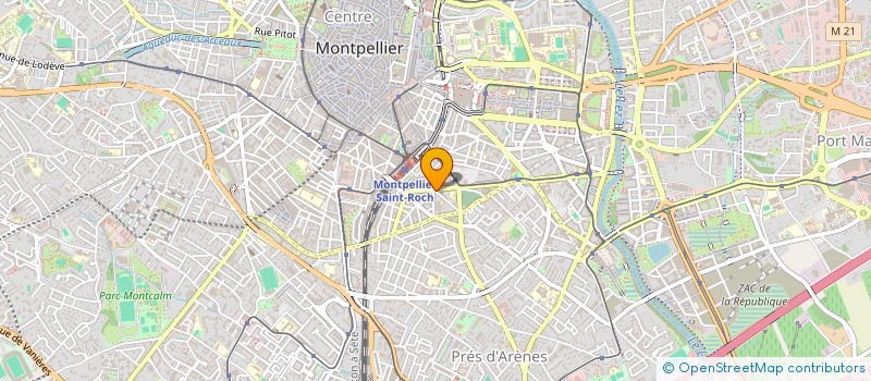 localisation de l'entreprise THEATRE LA RAMPE à MONTPELLIER