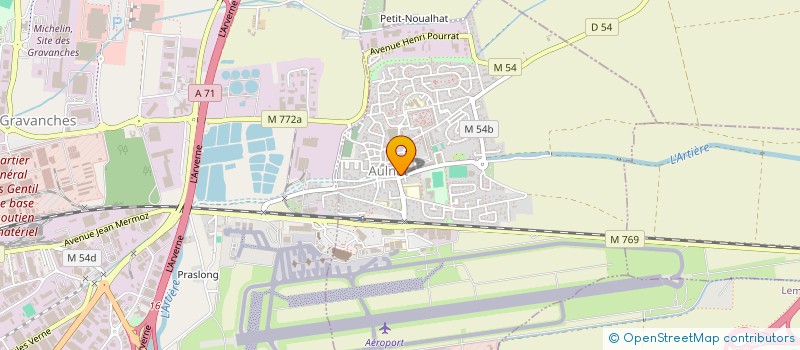 localisation de l'entreprise THEATRE LA TETE DANS LE RIDEAU  AULNAT