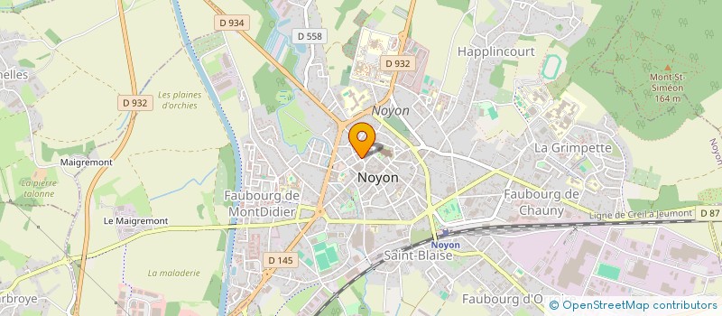 localisation de l'entreprise THEATRE LE CHEVALET  NOYON