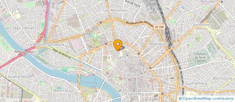 localisation de l'entreprise THEATRE LE FIL A PLOMB à TOULOUSE