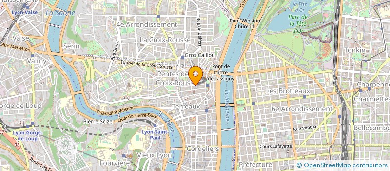 localisation de l'entreprise THEATRE LES CLOCHARDS CELESTES à LYON