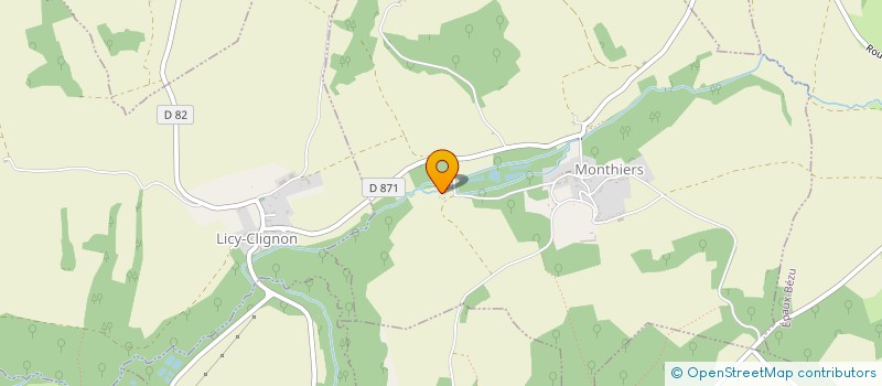 localisation de l'entreprise THEATRE LESGENSDE  MONTHIERS