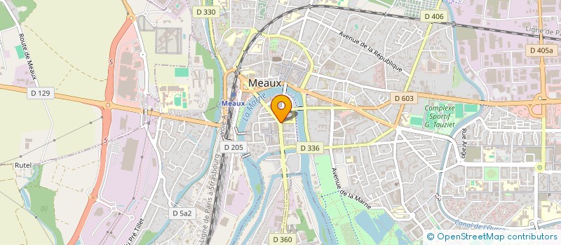 localisation de l'entreprise THEATRE LUXEMBOURG à MEAUX