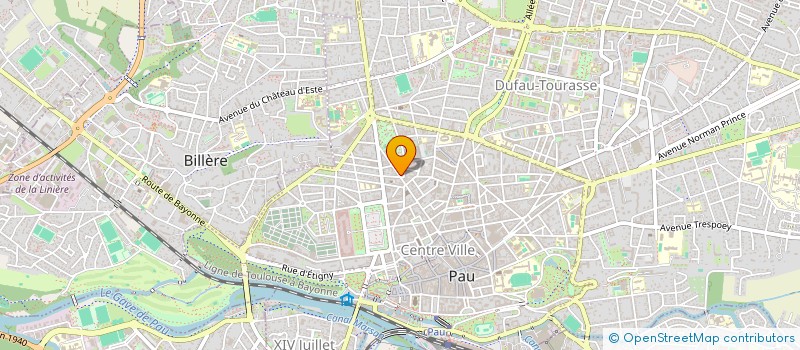 localisation de l'entreprise THEATRE MASQUATRAPES à PAU