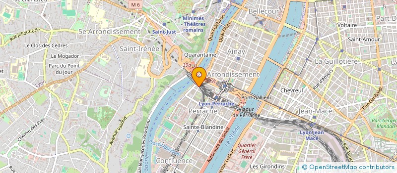 localisation de l'entreprise THEATRE METRO ATELIERS à LYON