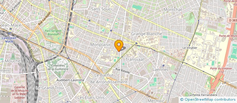 localisation de l'entreprise THEATRE MON PLAISIR  LYON