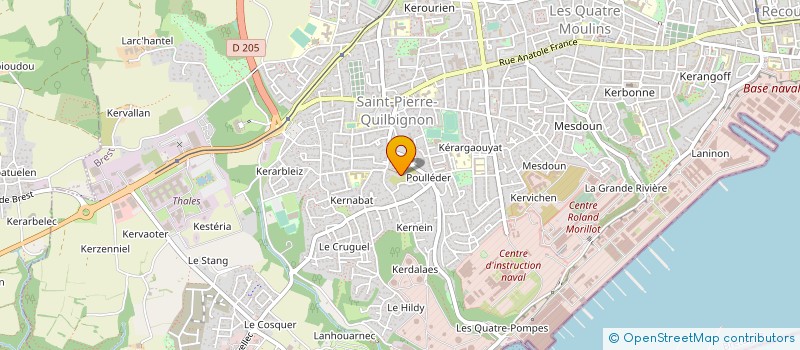 localisation de l'entreprise THEATRE MOROSOFF à BREST