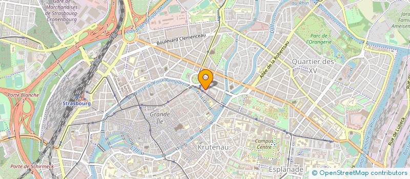 localisation de l'entreprise THEATRE NATIONAL DE STRASBOURG à STRASBOURG