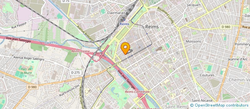 localisation de l'entreprise THEATRE NATIONAL IMMATERIEL  REIMS