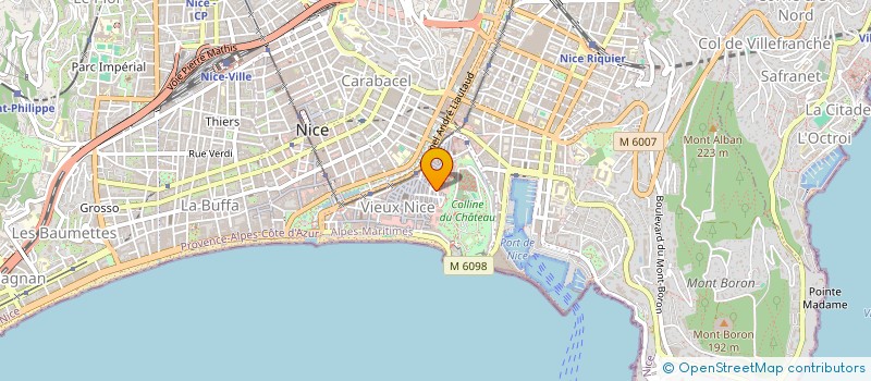 localisation de l'entreprise THEATRE NICOIS DE FRANCIS GAG  NICE