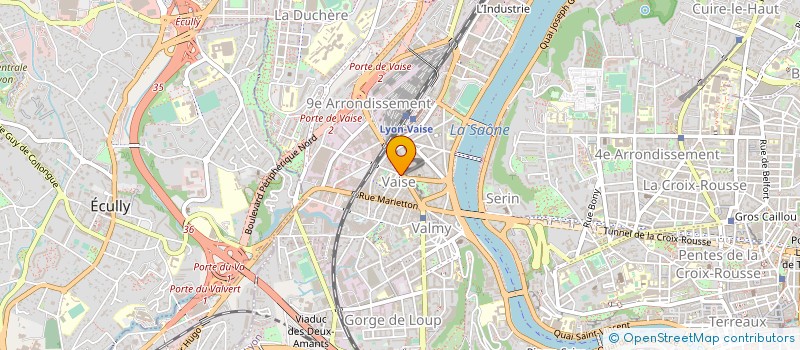 localisation de l'entreprise THEATRE NOUVELLE GENERATION - TNG à LYON
