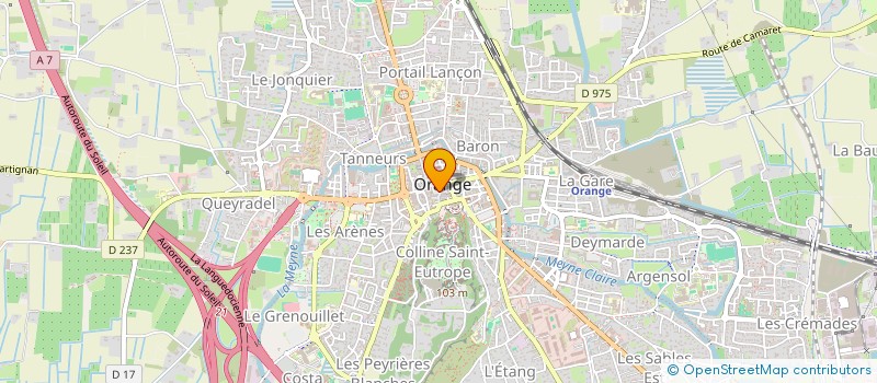 localisation de l'entreprise THEATRE O FEES  ORANGE