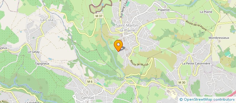 localisation de l'entreprise THEATRE OUVERTURE CULTURELLE  SAINT-MARTIN-LA-PLAINE