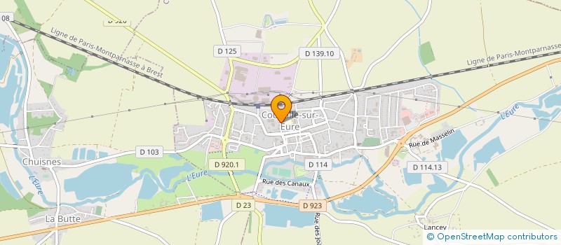 localisation de l'entreprise THEATRE PERCHE à COURVILLE-SUR-EURE