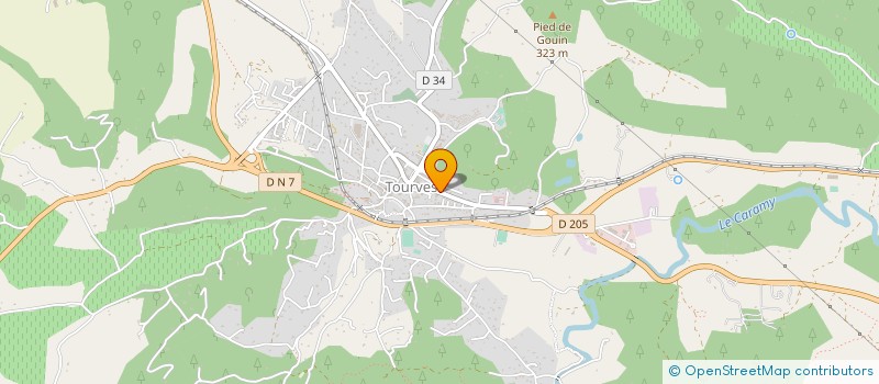 localisation de l'entreprise THEATRE PLAISIR ET PASSION  TOURVES