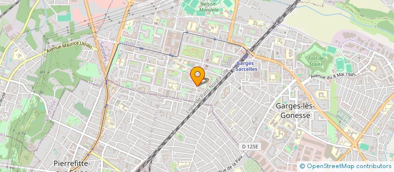 localisation de l'entreprise THEATRE POPULAIRE DE SARCELLES  SARCELLES