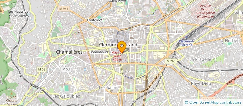 localisation de l'entreprise THEATRE POPULAIRE EN AUVERGNE à CLERMONT-FERRAND