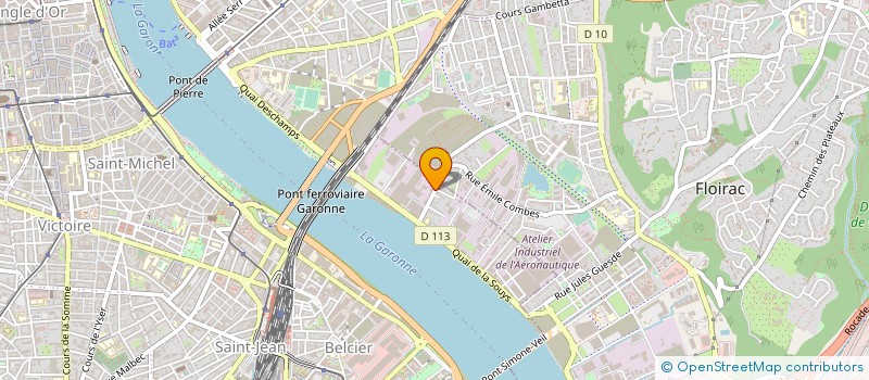 localisation de l'entreprise THEATRE POPULAIRE JOB à BORDEAUX