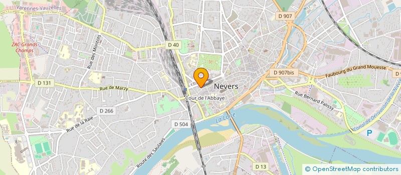 localisation de l'entreprise THEATRE PT MONDE NIVERNAIS à NEVERS