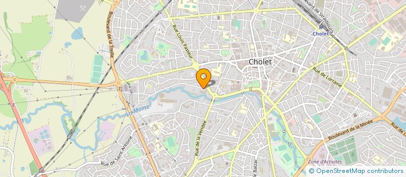 localisation de l'entreprise THEATRE REGIONAL DES PAYS DE LA LOIRE à CHOLET